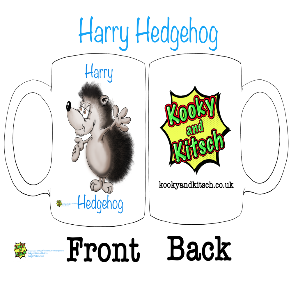 harry hedgehog mug